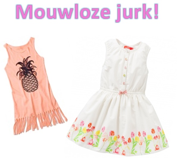 mouwloze jurk